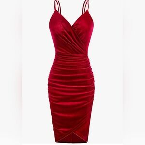 Red Velvet Dress